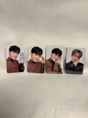 Set of 4 CHOI SAN Jeong Yunho Ateez Aniteez Sandeoki Photocards PC Dreamland